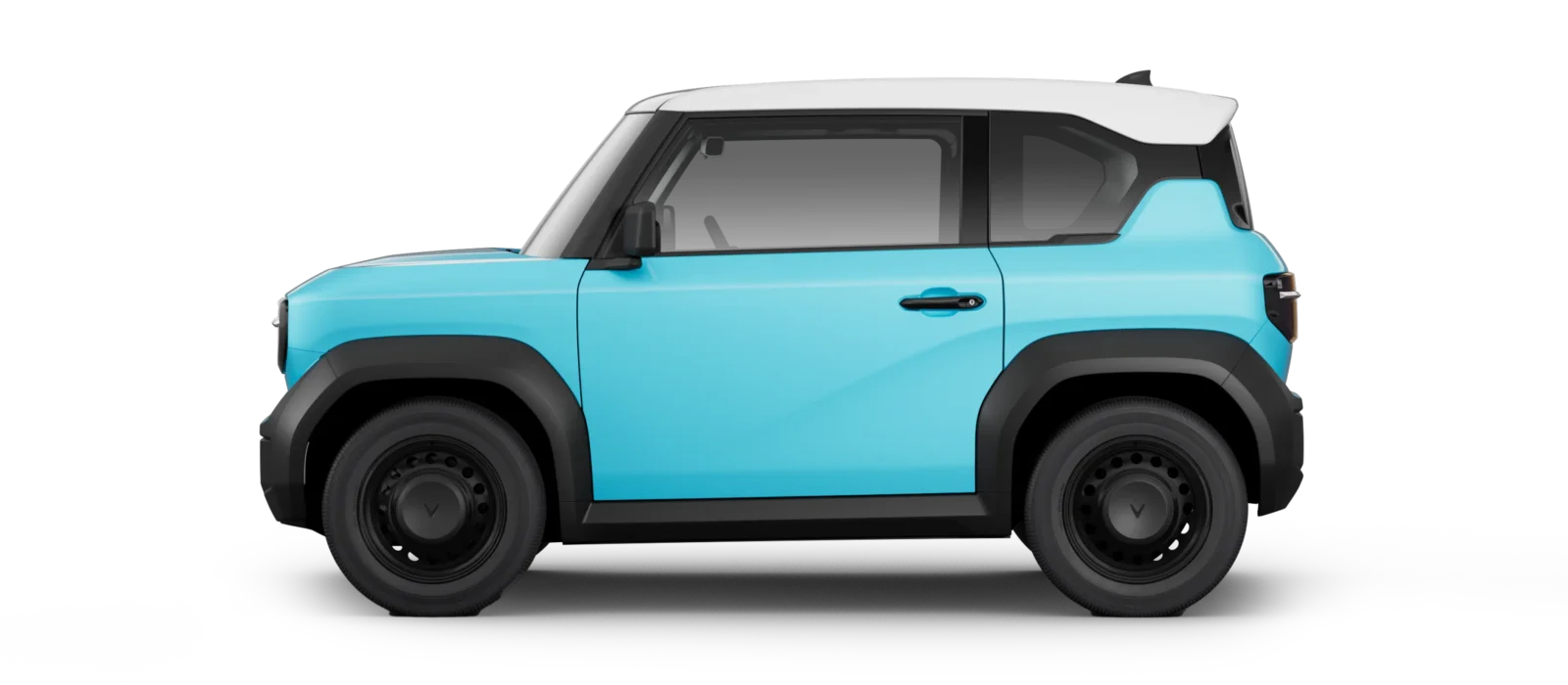 VinFast VF 3 màu Sky Blue – nóc Infinity Blanc